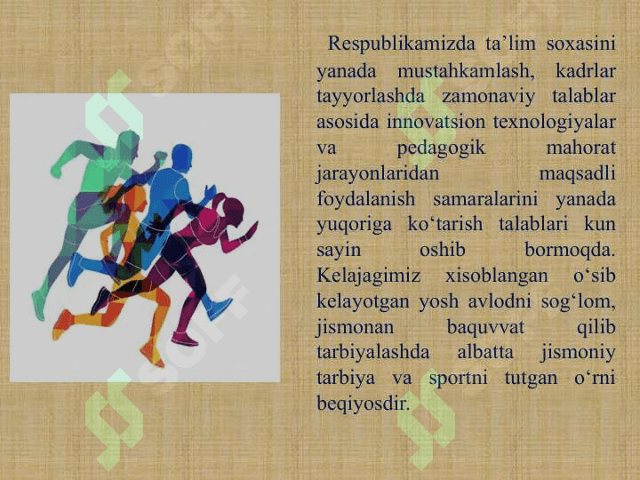 Yengil atletika bo limlari va ularning turkumlanishi 2