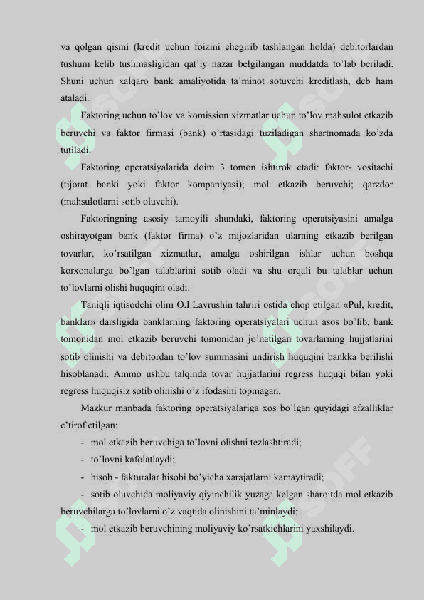 Tijorat banklarining faktoring operatsiyalari 5