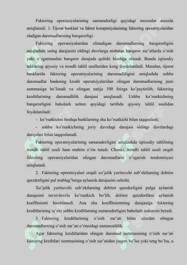 Tijorat banklarining faktoring operatsiyalari 6