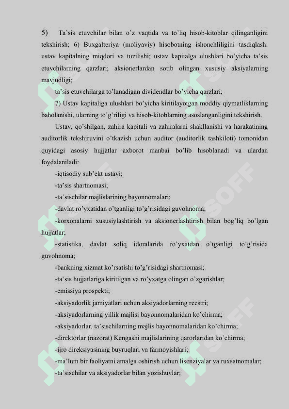 Xo’jalik yurituvchi sub’ektlarning xususiy kapitali 6