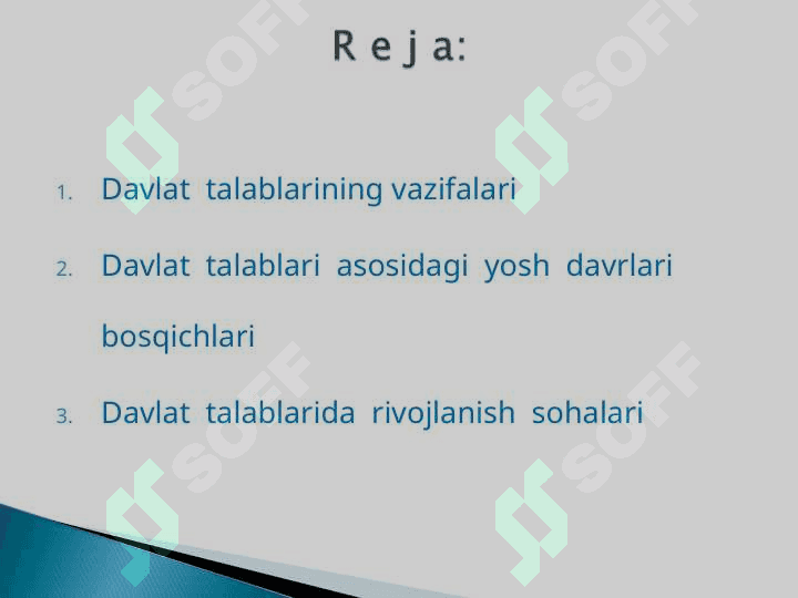 O’zbekiston Respublikasining ilk va maktabgacha yoshdagi bolalar rivojlanishiga qo‘yiladigan Davlat talablari 2