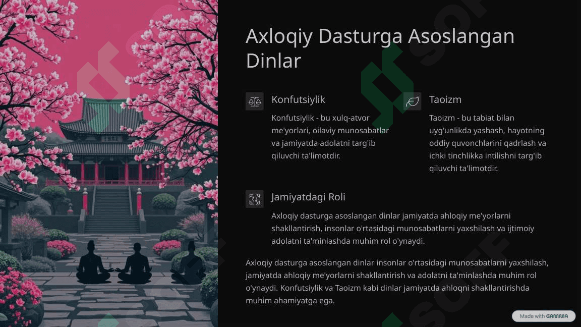 DUNYO DINLARI TASNIFI 3