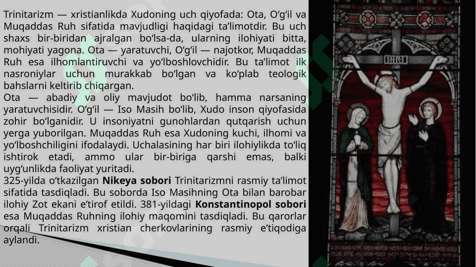 Xristianlik ta'limotida Yakka xudoning uch qiyofasi haqidgi ta'limot.pptx 6