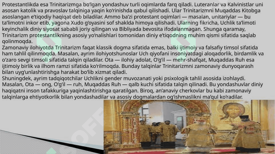 Xristianlik ta'limotida Yakka xudoning uch qiyofasi haqidgi ta'limot.pptx 8