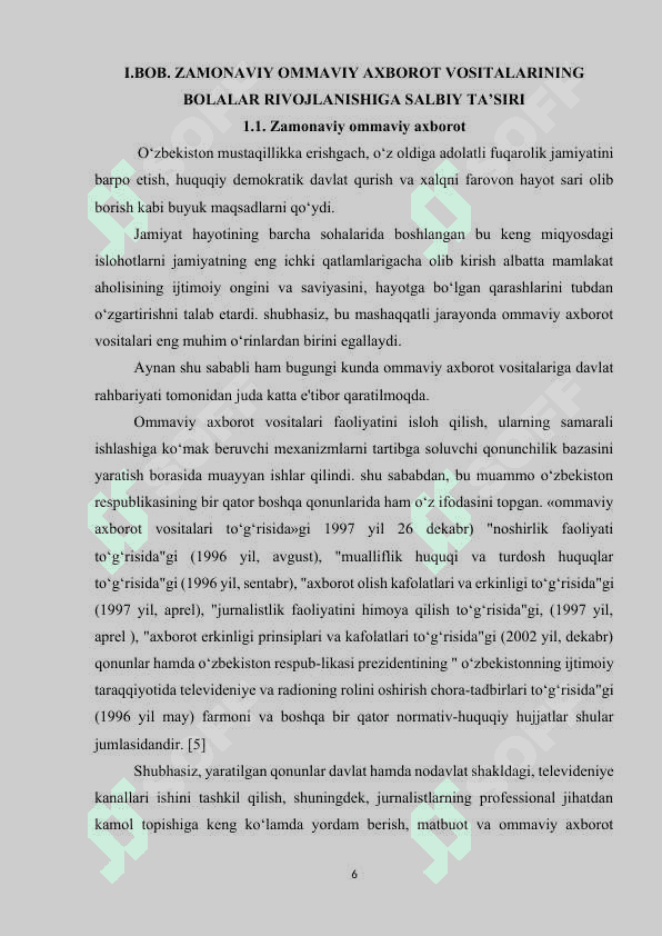 OMMAVIY AXBOROT RIVOJLANTIRISHGA TA’SIRI VOSITALARINING BOLA MANAVIYATINI RIVOJLANTIRISHGA TA’SIRI.docx 5