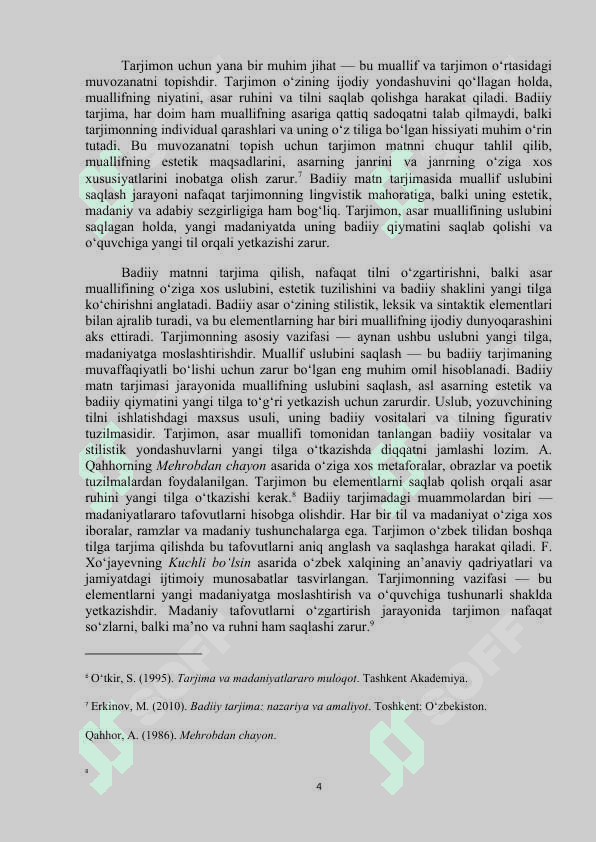 Badiiy matn tarjiimasida muallif uslubini saqlash muammosi MAQOLA.docx 4
