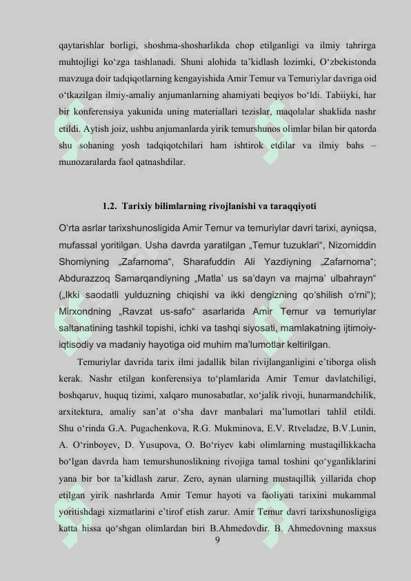 AMIR TEMUR HAYOTI VA FAOLIYATIGA OID MANBALAR VA TARIXIY BILIMLARNING RIVOJLANISHI.docx 8