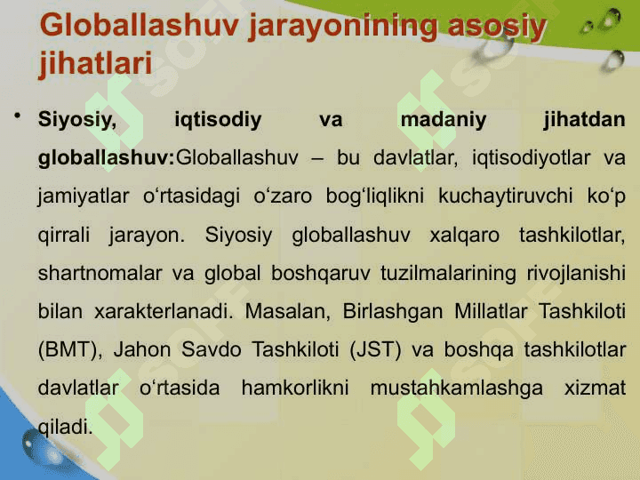Globallashuv va Markaziy Osiyo davlatlari integratsiyasi 25 6