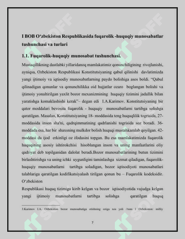 Fuqarolik qonunchiligi bilan tartibga solinadigan munosabatlar 7
