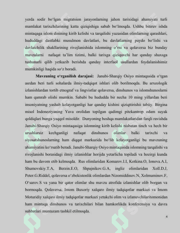 XVI asr - XVIII asrning boshida Janubi-sharqiy Osiyo mamlakatlari (Indoneziya, Tailand, Filippin, Malayziya, Singapur, Bruney) 4