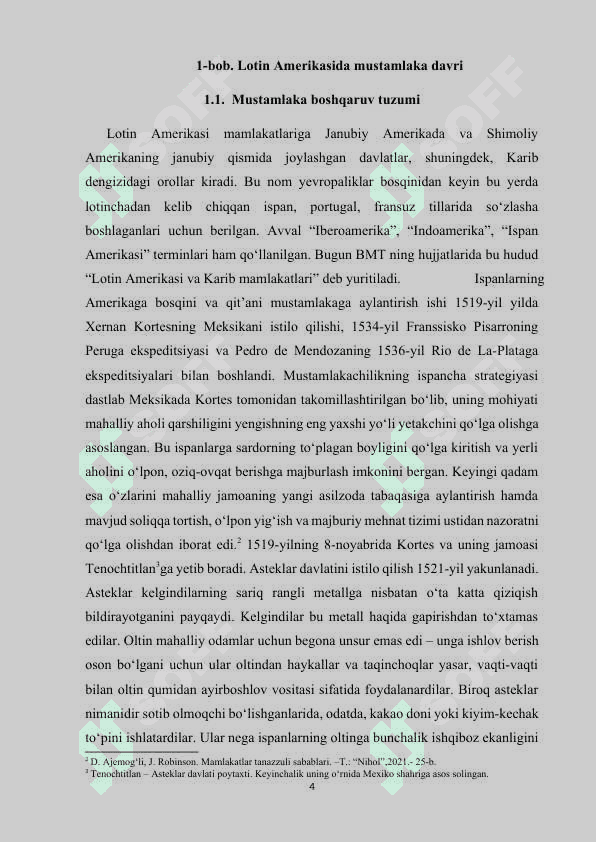 LOTIN AMERIKASI MILLIY OZODLIK HARAKATI. MUSTAQIL DAVLATLARNING TASHKIL TOPISHI 5