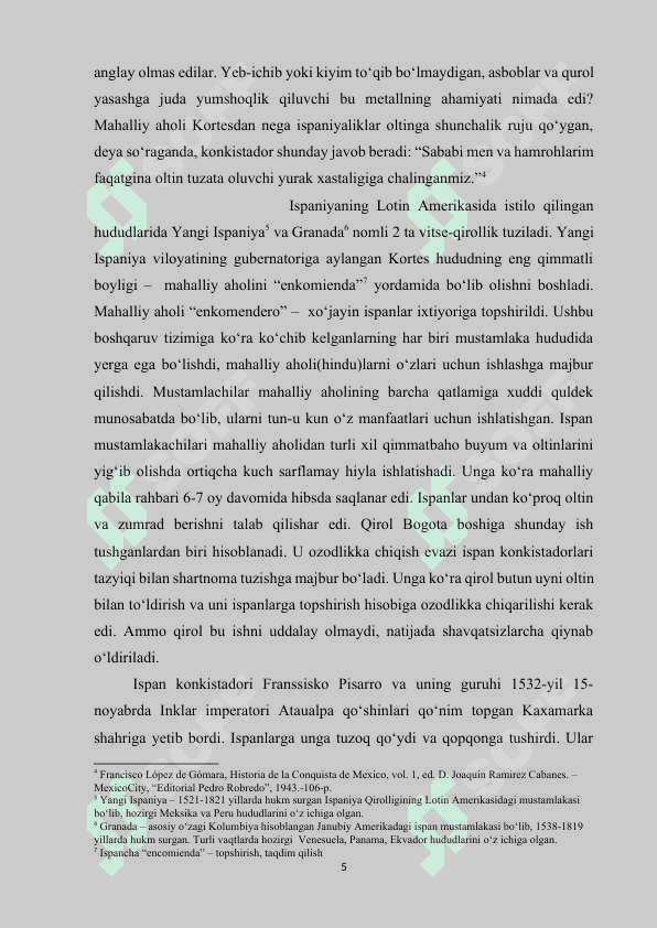 LOTIN AMERIKASI MILLIY OZODLIK HARAKATI. MUSTAQIL DAVLATLARNING TASHKIL TOPISHI 6