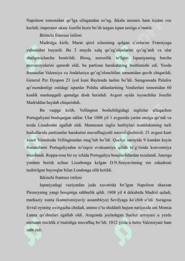 XIX-XX ASRLAR BOSHLARIDA ISPANIYA 7