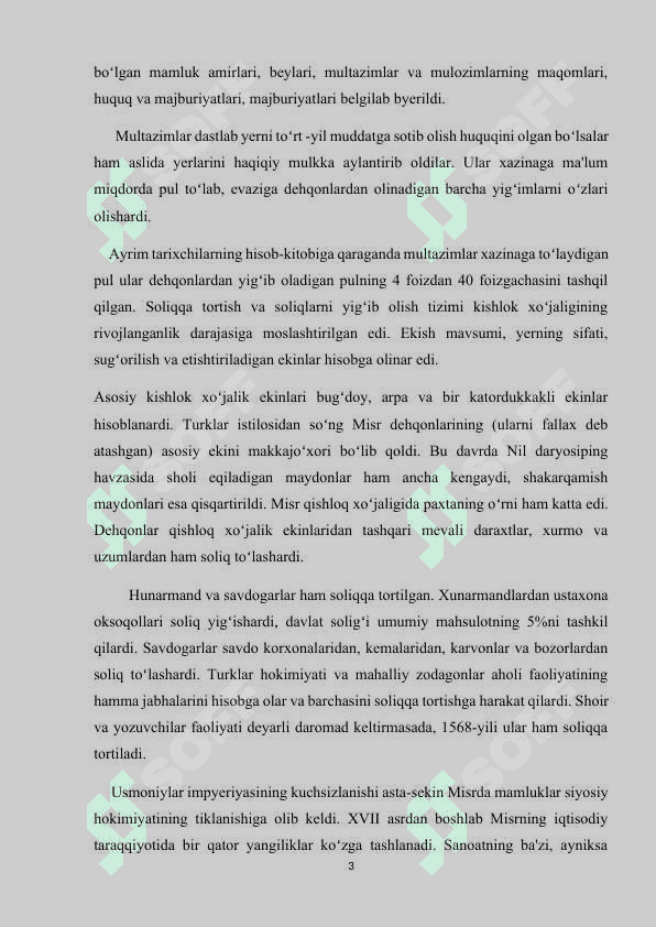 XVI-XVIII ASRLARDA AFRIKADA  ARAB MAMLAKATLARI 3