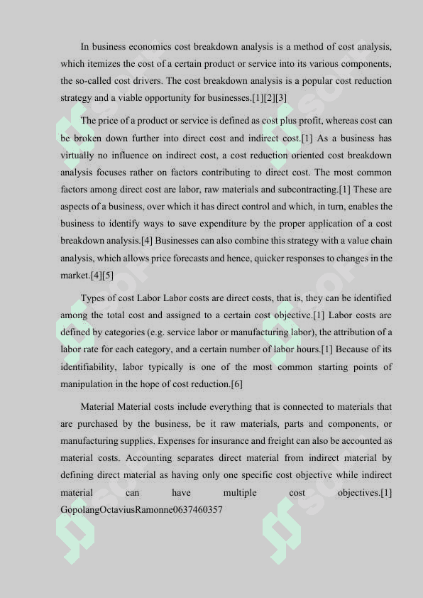 BUSINESS COSTS. CUTTING COSTS 2