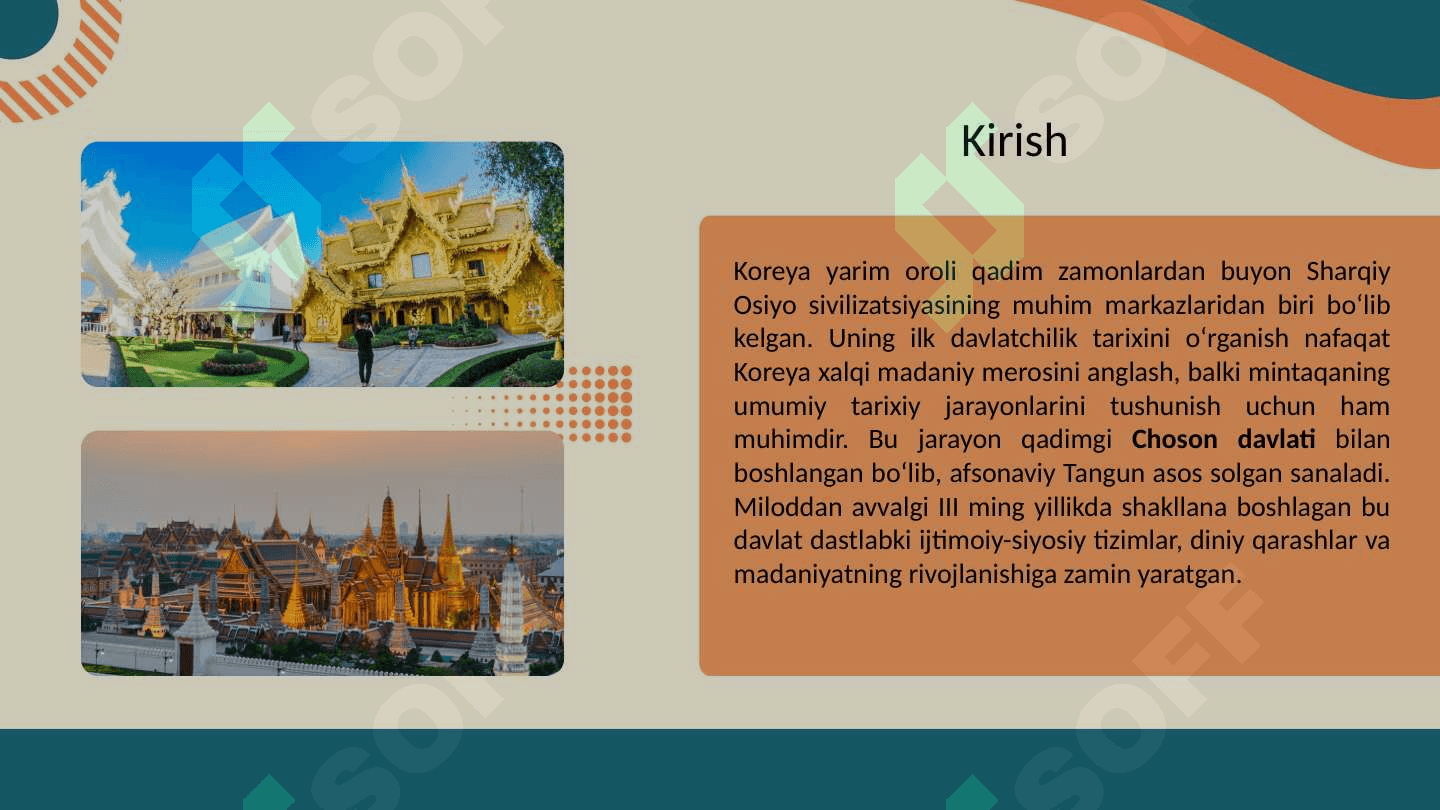 Ilk Koreya davlatlarniing shakllanishi, Qadimgi Choson davlati 3