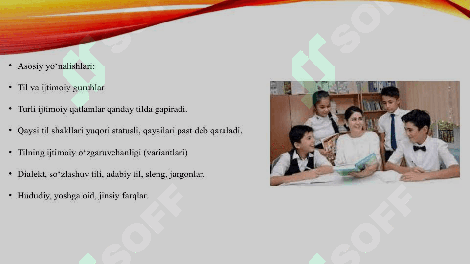 TIL VA JAMIYAT, TIL VA TAFAKKUR.KOP TILLILIG. NUTQNING IXTISOSLASHUVI 8