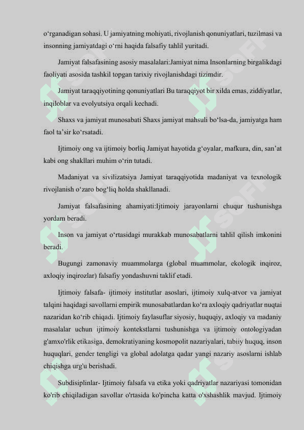 JAMIYAT FALSAFASI 3
