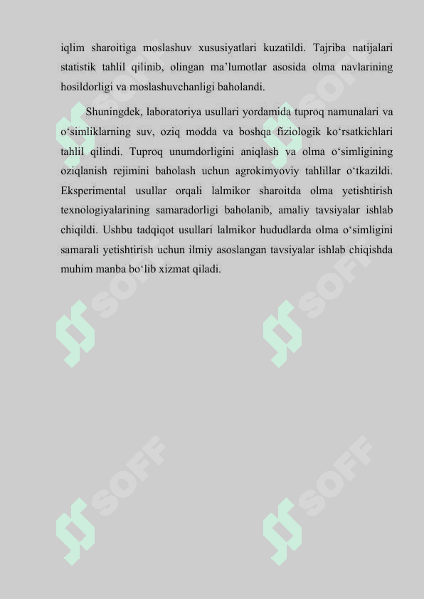 Olma o'simligi biologiyasi 4
