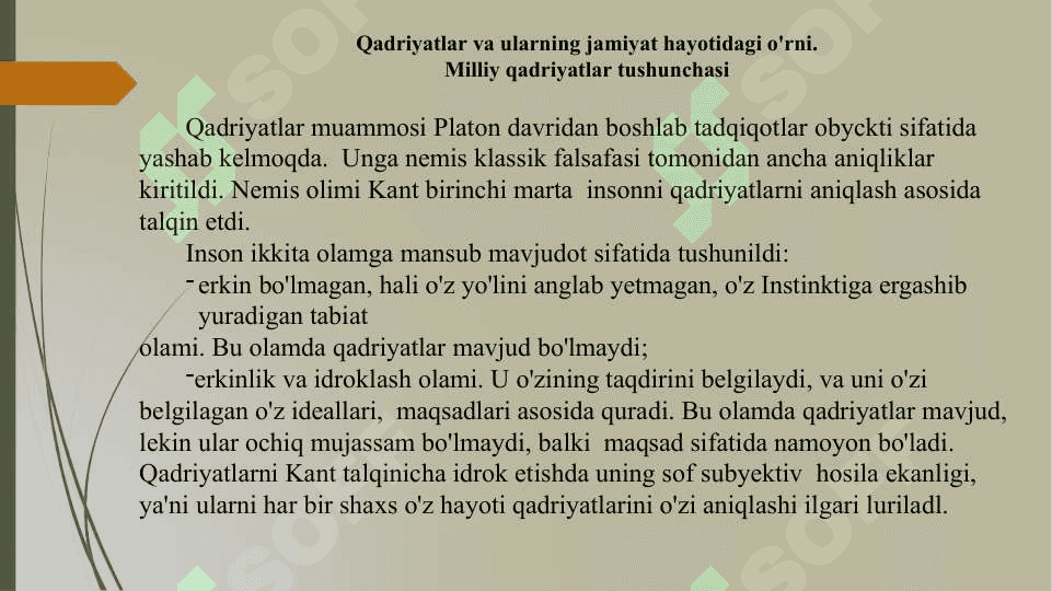 Qadriyatlar birligi 7