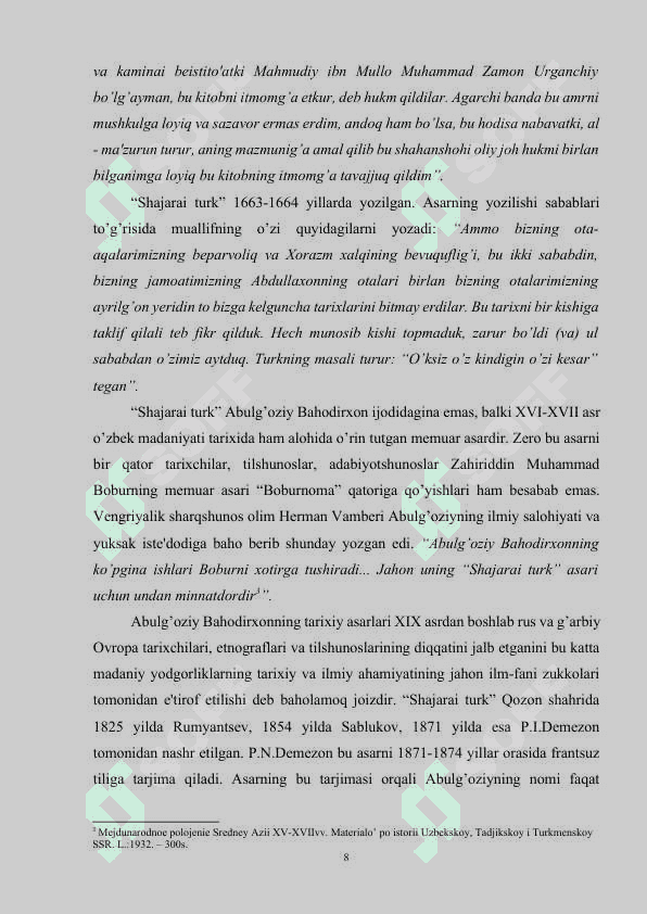 MAVZU ABULG’OZI BAHODURXON SHAJARAYI TURK ASARI..docx 7