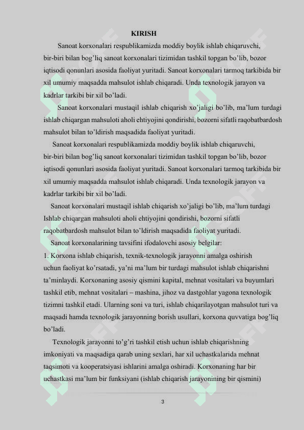 Sanaot korxonasining tashkiliy tarkibini takomillashtirish yo’nalishlari.docx 3