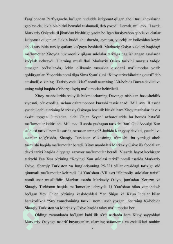 XITOY SOLNOMALARI O’RTA OSIYO TARIXI BO’YICHA QADIMGI MANBA SIFATIDA taxrir.docx 7