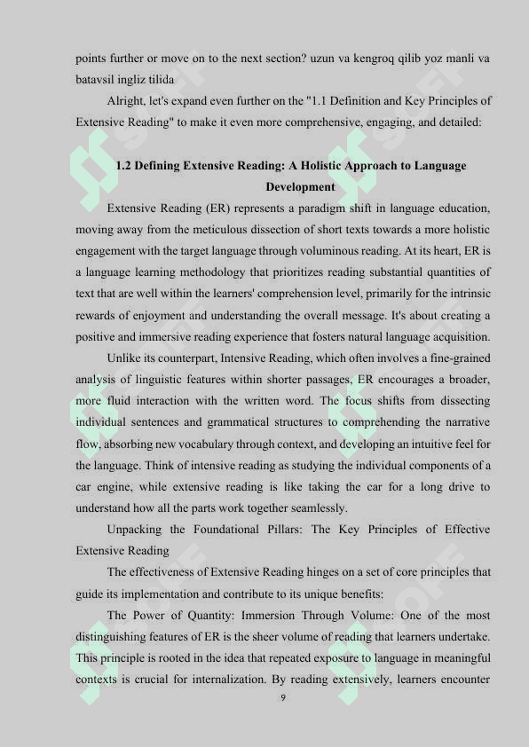 Introduction to Extensive Reading 7