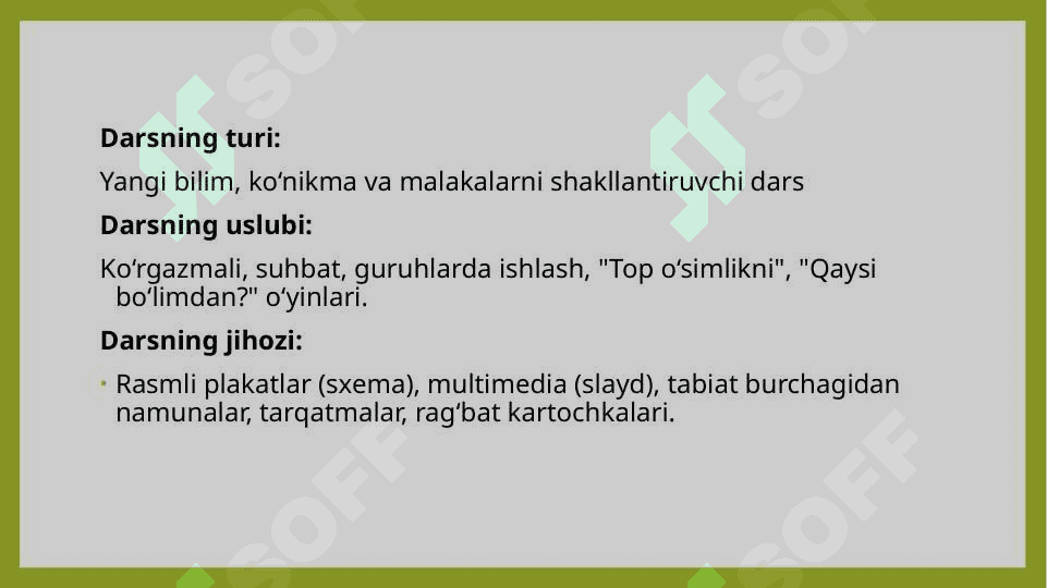 O’simliklarning asosiy bolimlari va hayotiy shakllari 3