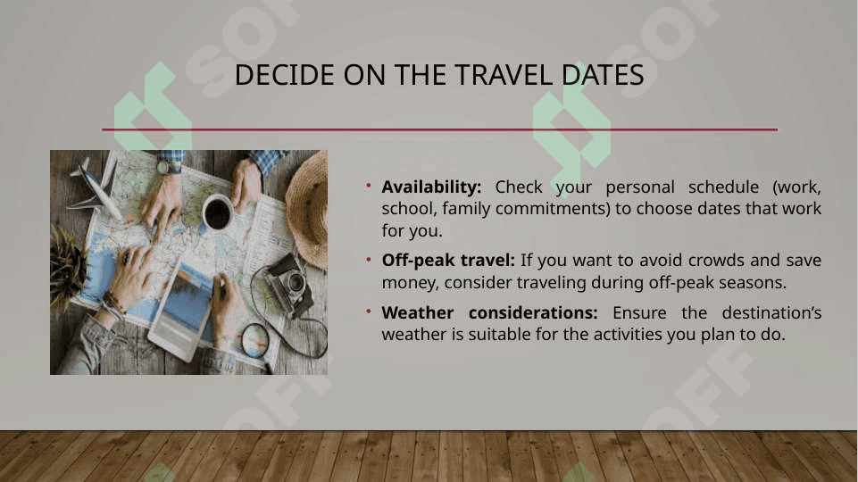 Planning a holiday 3
