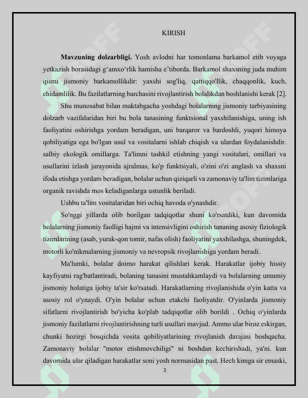 MAKTABGA TAYORLOV (6-7 YOSHGACHA ) GURUXDAGI BOLALRING JISMONIY TARBIYAS 3