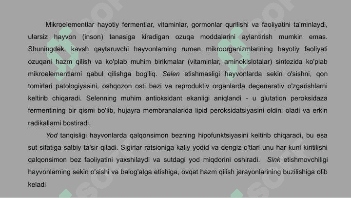 SUT TARKIBIDAGI TO'YINMAGAN YOG' KISLOTALARINING YIL FASLLARIDA MIQDORIY O'ZGARISH DINAMIKASI 6