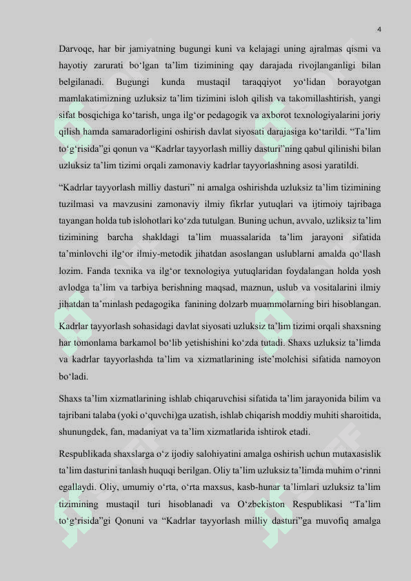 Multimediya texnologiyasi va undan o’quv jarayonida foydalanish 4