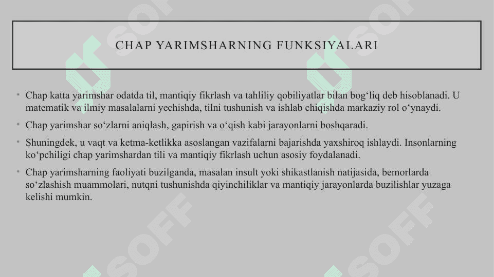 Bosh miya katta yarimsharlari 7