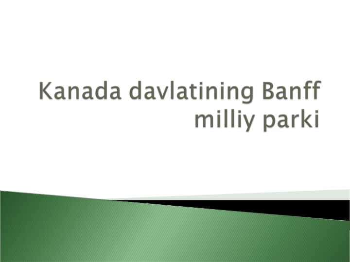Milliy parklar – ekologik turizm resurslari.ppt