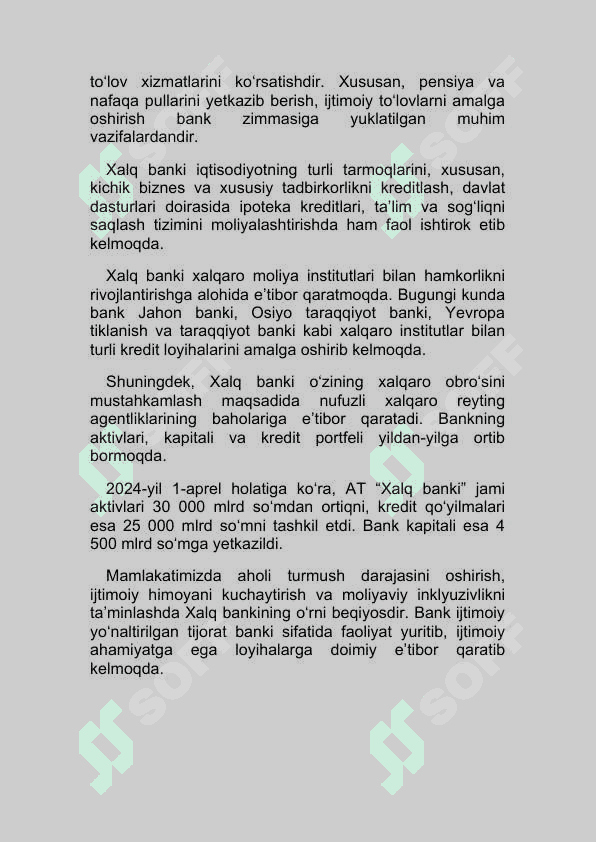 Xalq banki amaliyot hisoboti 4