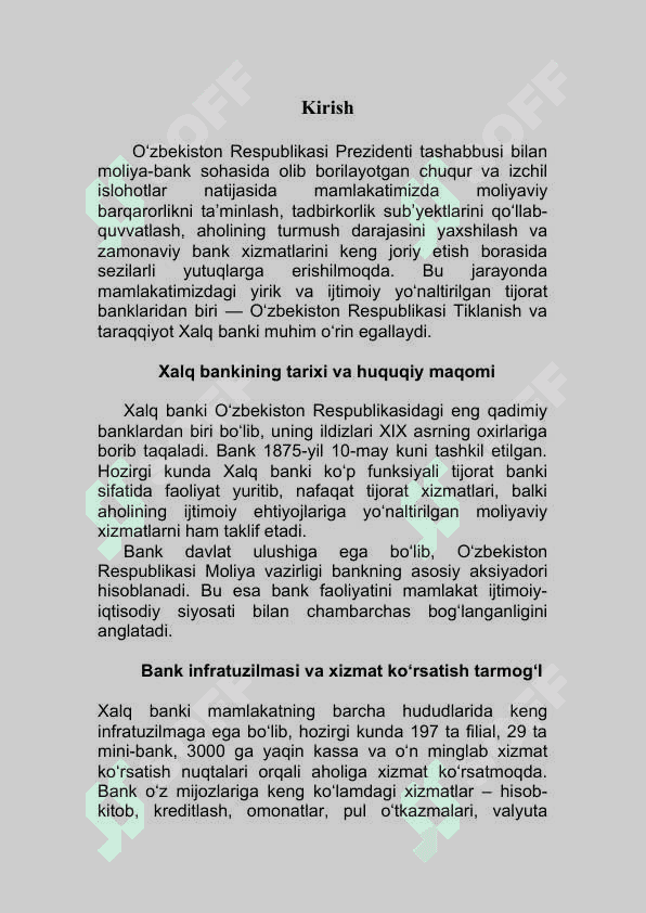 Xalq banki amaliyot hisoboti 5