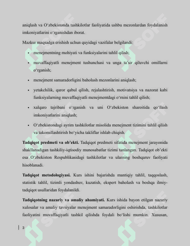 Muvaffaqiyatli menejment mezonlari 3