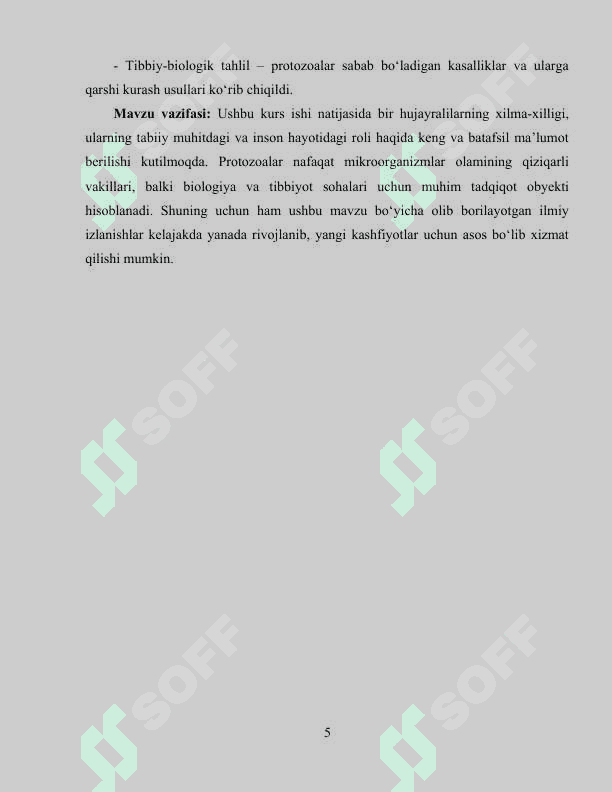 Bir hujayralilar-protozoa kenja dunyosi 5