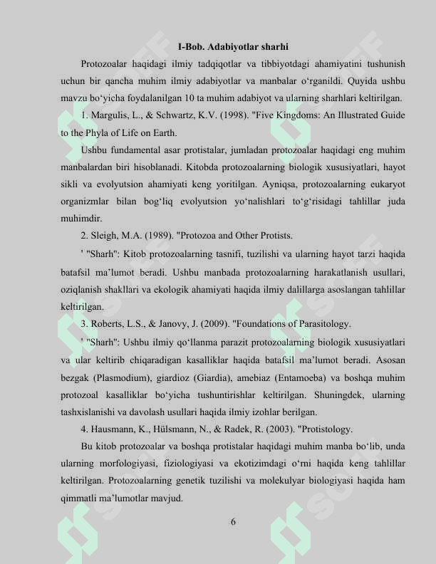 Bir hujayralilar-protozoa kenja dunyosi 6