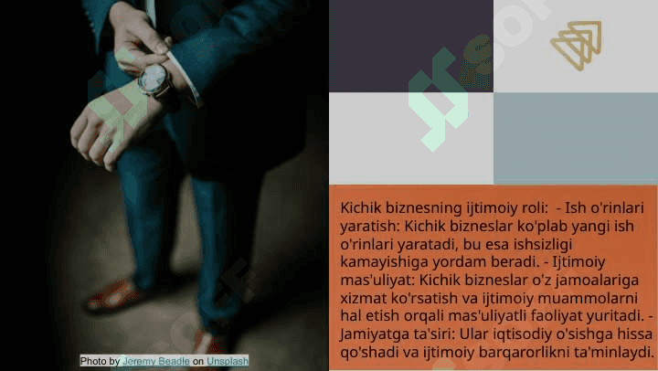 Kichik biznes va tadbirkorlik faoliyati 8
