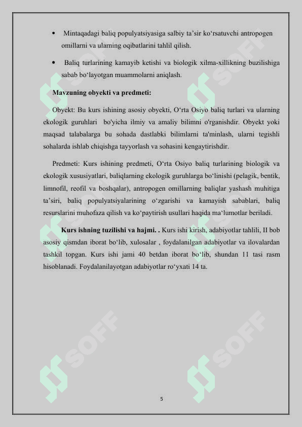 O'rta Osiyo suv havzalarida uchraydigan baliq turlari 5