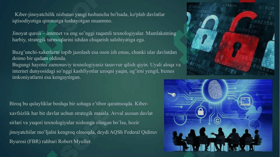 Kiber jinoyatlar va kiber qonunlar 3
