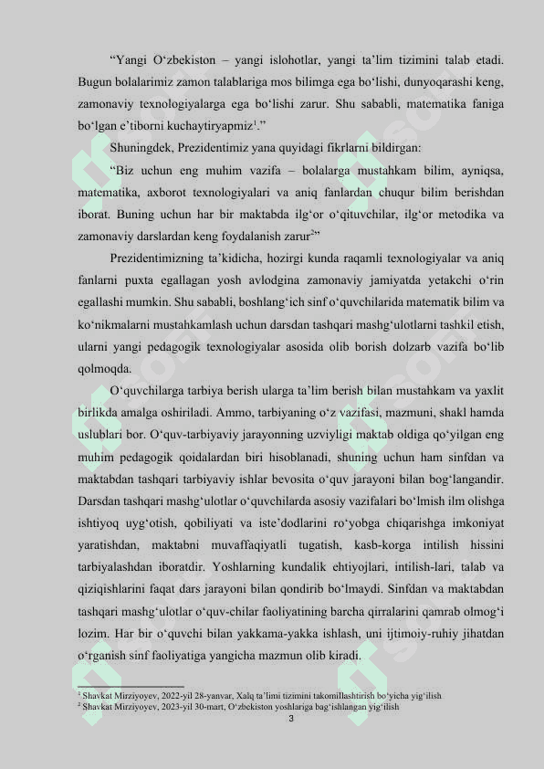 BOSHLANG’ICH SINFLARDA MATEMATIKADAN SINFDAN TASHQARI ISHLARNI TASHKIL ETISH METODIKASI (2 SINF MISOLIDA).docx 3