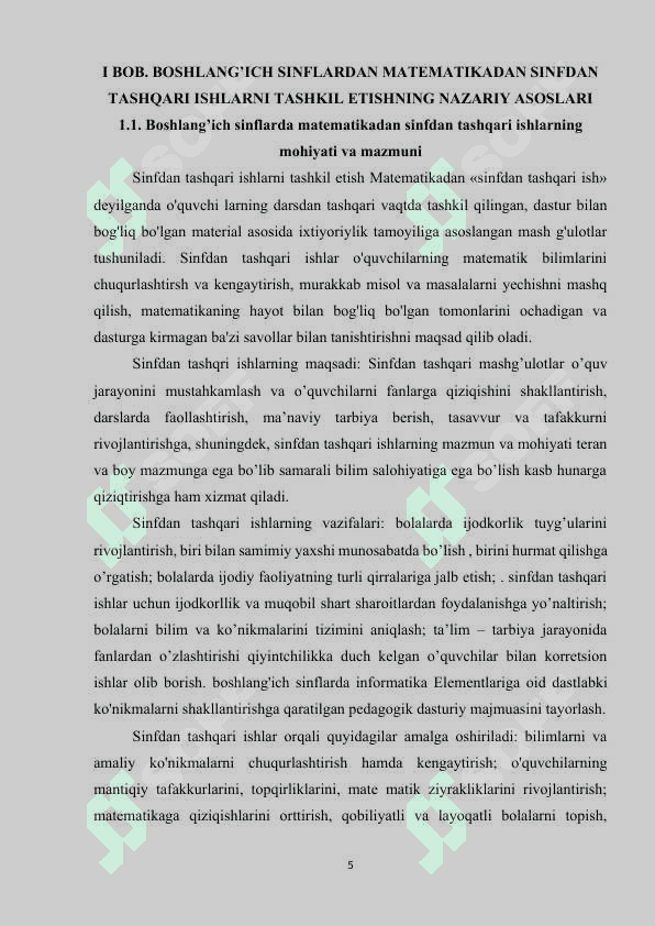 BOSHLANG’ICH SINFLARDA MATEMATIKADAN SINFDAN TASHQARI ISHLARNI TASHKIL ETISH METODIKASI (2 SINF MISOLIDA).docx 5