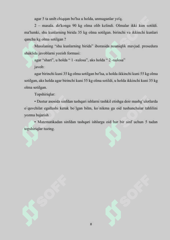 BOSHLANG’ICH SINFLARDA MATEMATIKADAN SINFDAN TASHQARI ISHLARNI TASHKIL ETISH METODIKASI (2 SINF MISOLIDA).docx 8