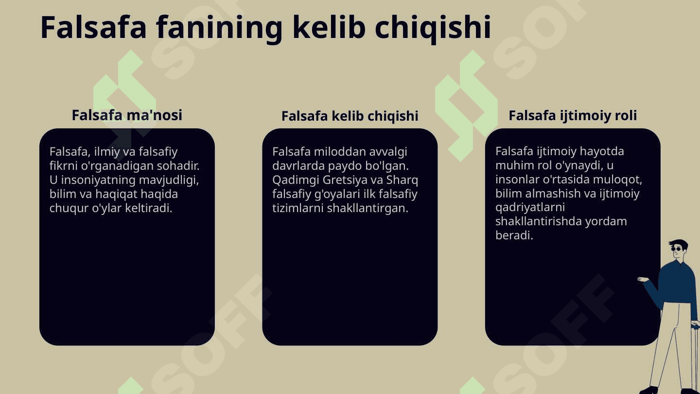 Falsafa faning kelib chiqish tarixi. Fan sifatida shakllanishi 3