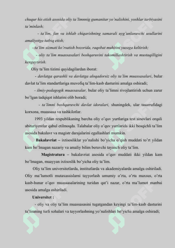 Ta’lim sohasida xalqaro hamkorlikning yo’lga qo’yilishi yutuqlar va kamchiliklar 3
