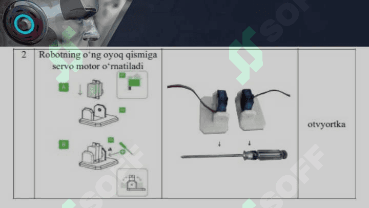 Robototexnik tizimni loyihalash. Robotlar musobaqasi DARS ISHLANMA 4