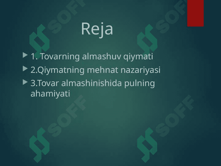 TOVAR VA UNING HUSUSIYATLARI 2